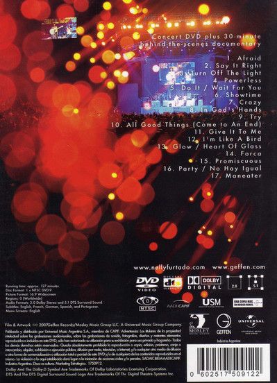 Nelly Furtado – Loose: The Concert DVD (Used)