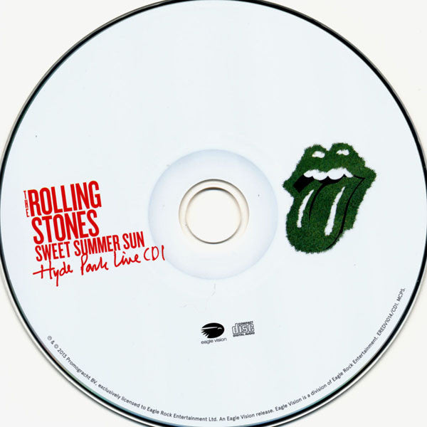 Rolling Stones – Sweet Summer Sun - Hyde Park Live Book + 2DVD + 2CD (Used)