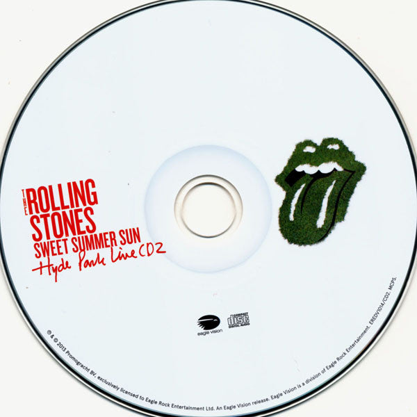 Rolling Stones – Sweet Summer Sun - Hyde Park Live Book + 2DVD + 2CD (Used)