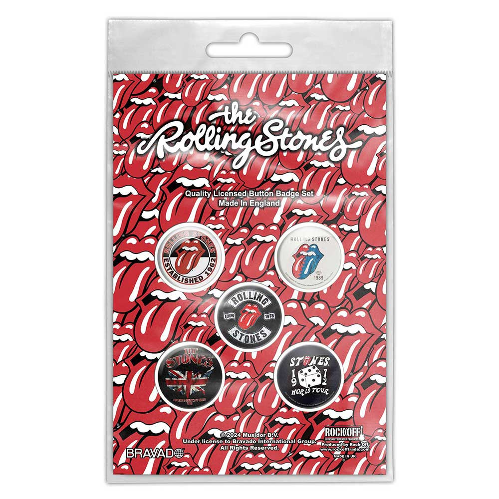 Rolling Stones - Tour Collection Badge Set