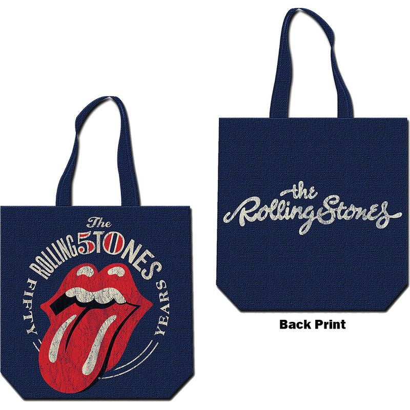 Rolling Stones - 50th Anniversary Cotton Tote Bag
