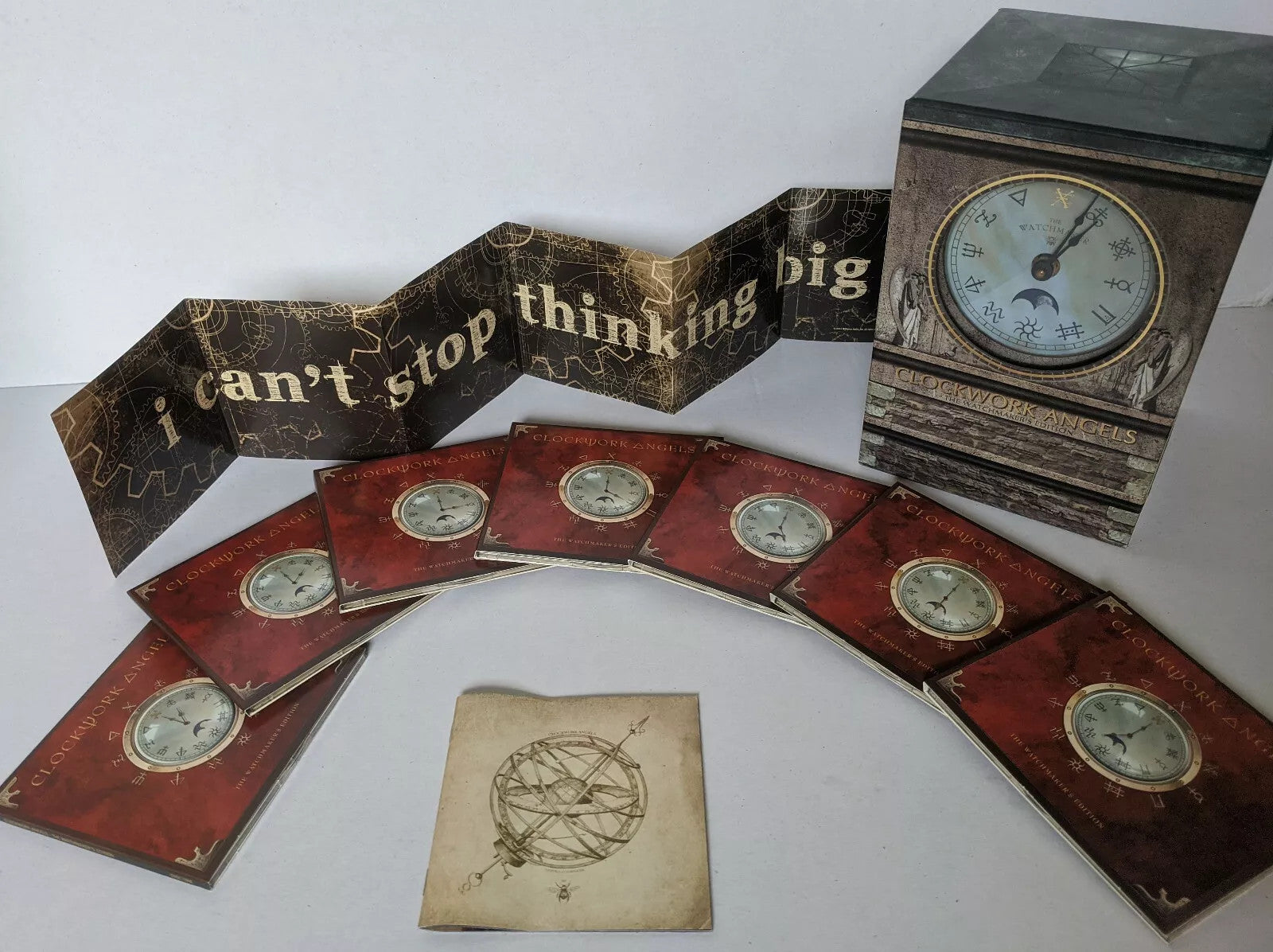 Rush - Clockwork Angels Watchmakers Edition 7CD Audio Book Read by Neil Peart (Used)