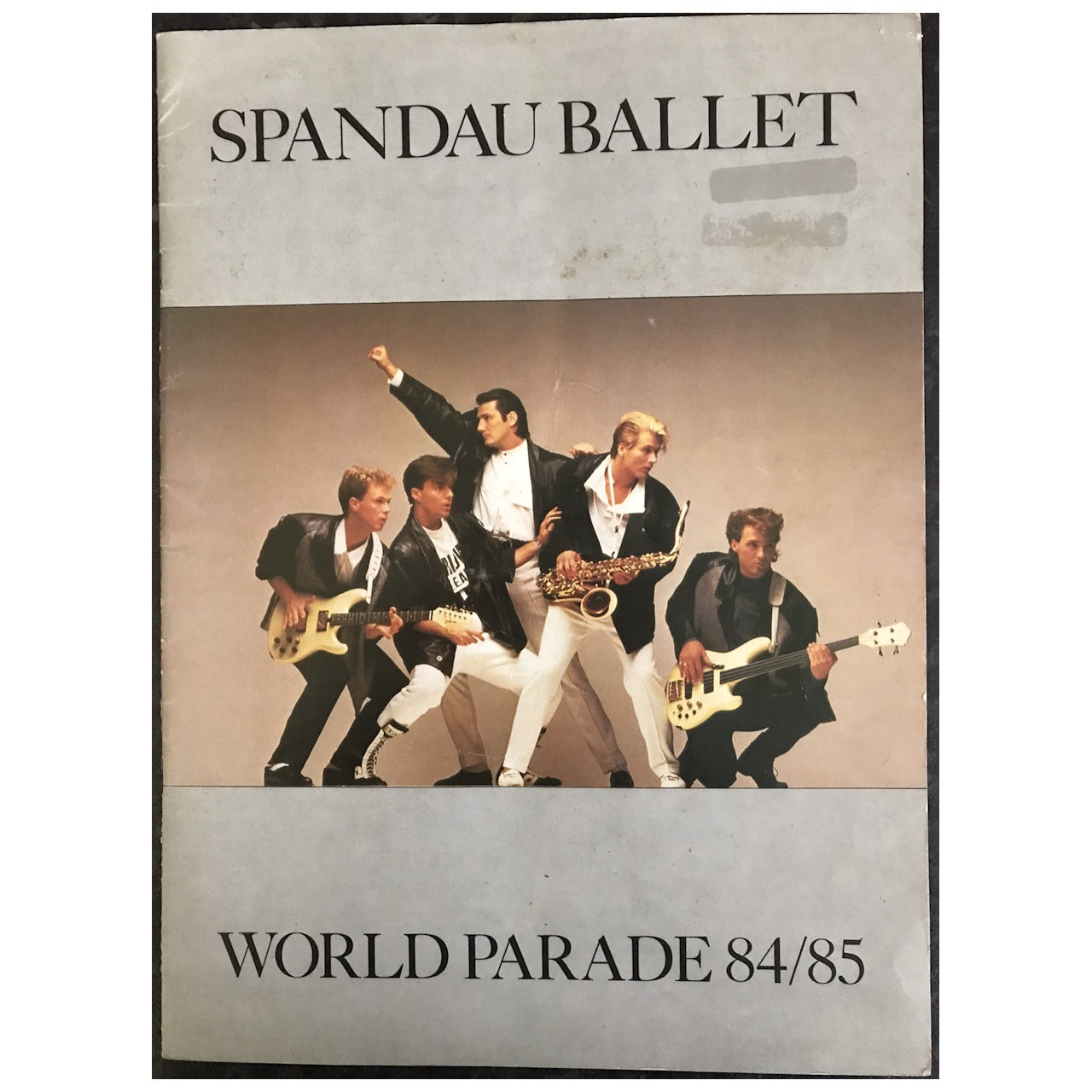 Spandau Ballet - World Parade 1984/85 Australia Original Concert Tour Program With Concert Ticket