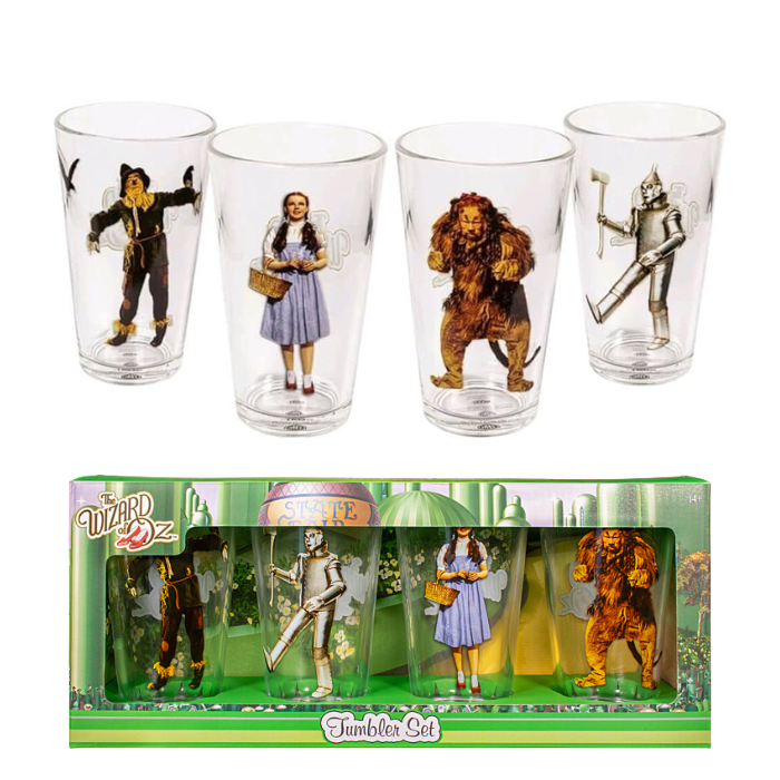 Wizard of Oz - Character Set of 4 Tumbler Set