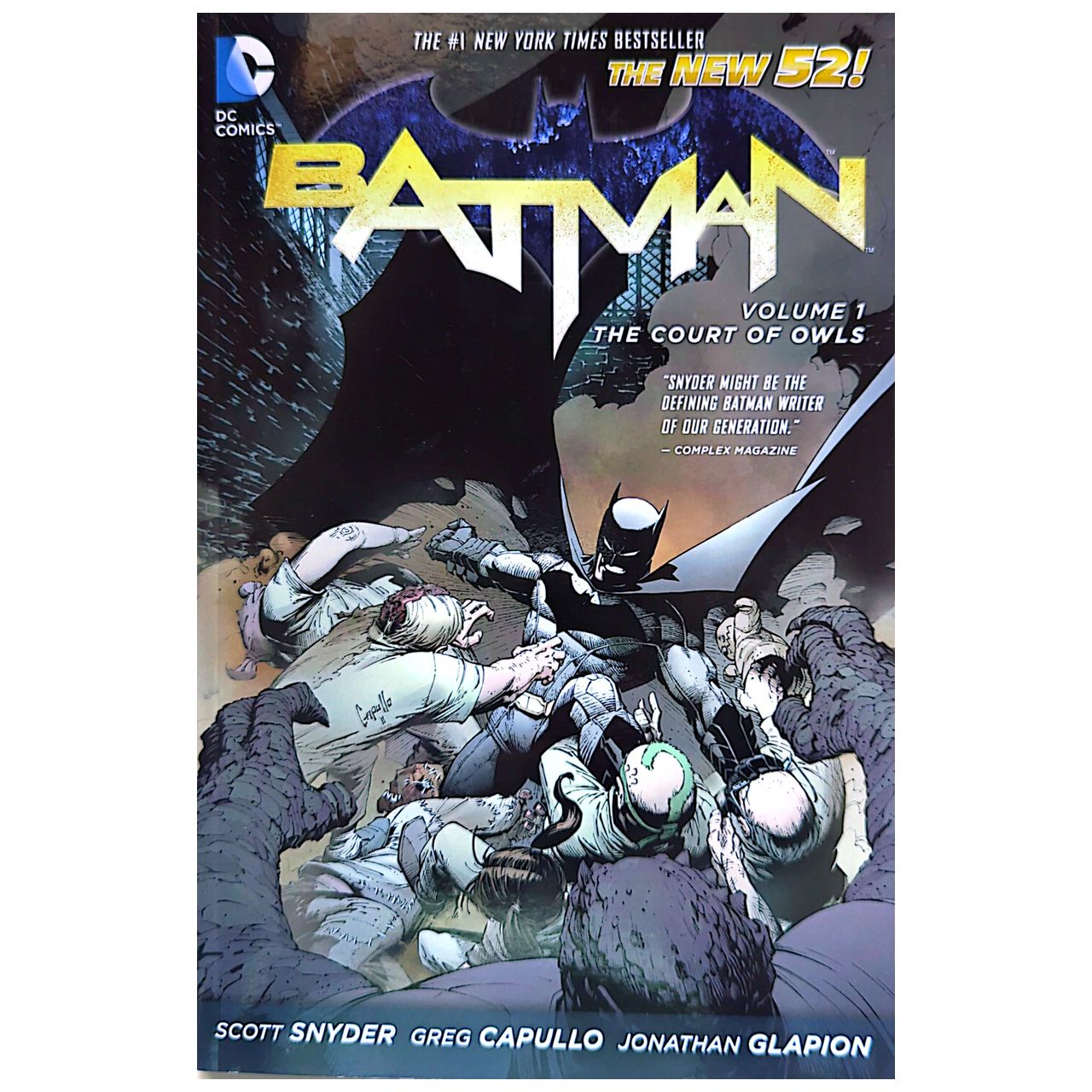Scott Snyder - Batman New 52 Vol 1 Court Of Owls Book (Used)