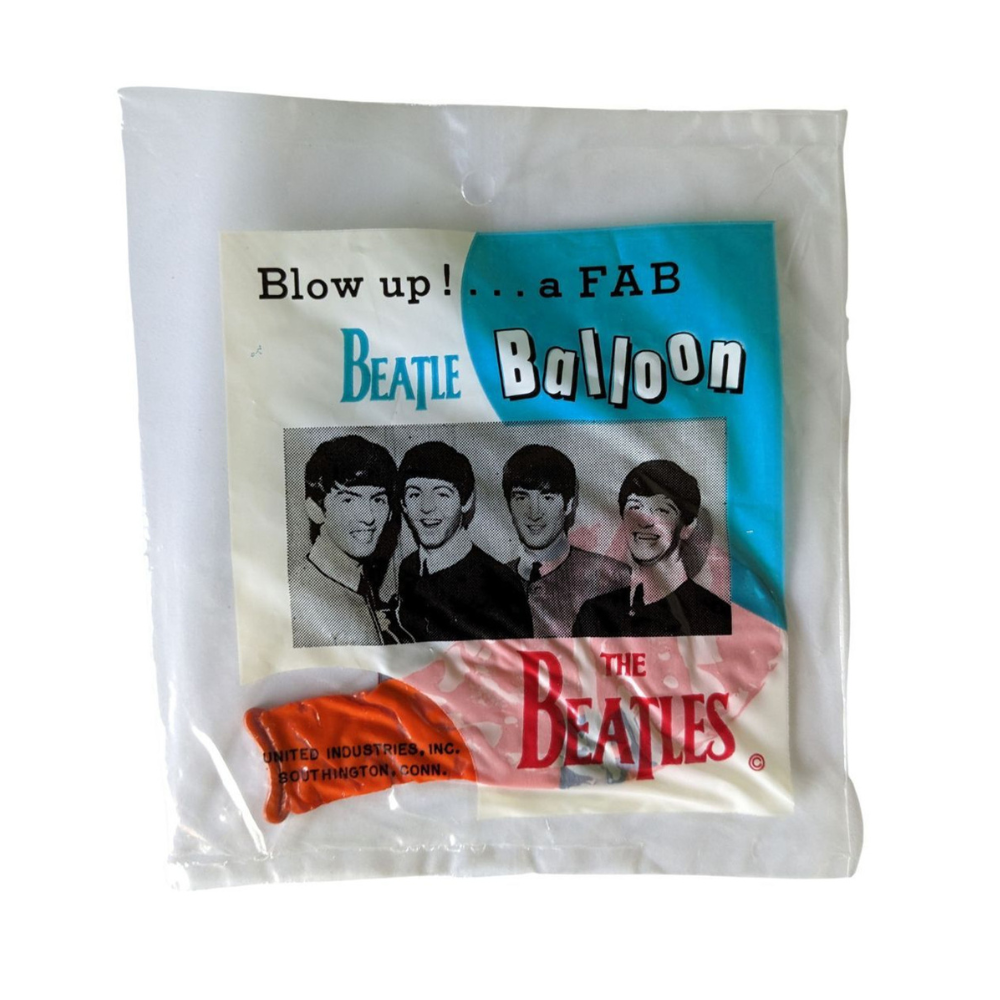 Beatles - Original 1960s United Industries Orange Balloon Sealed