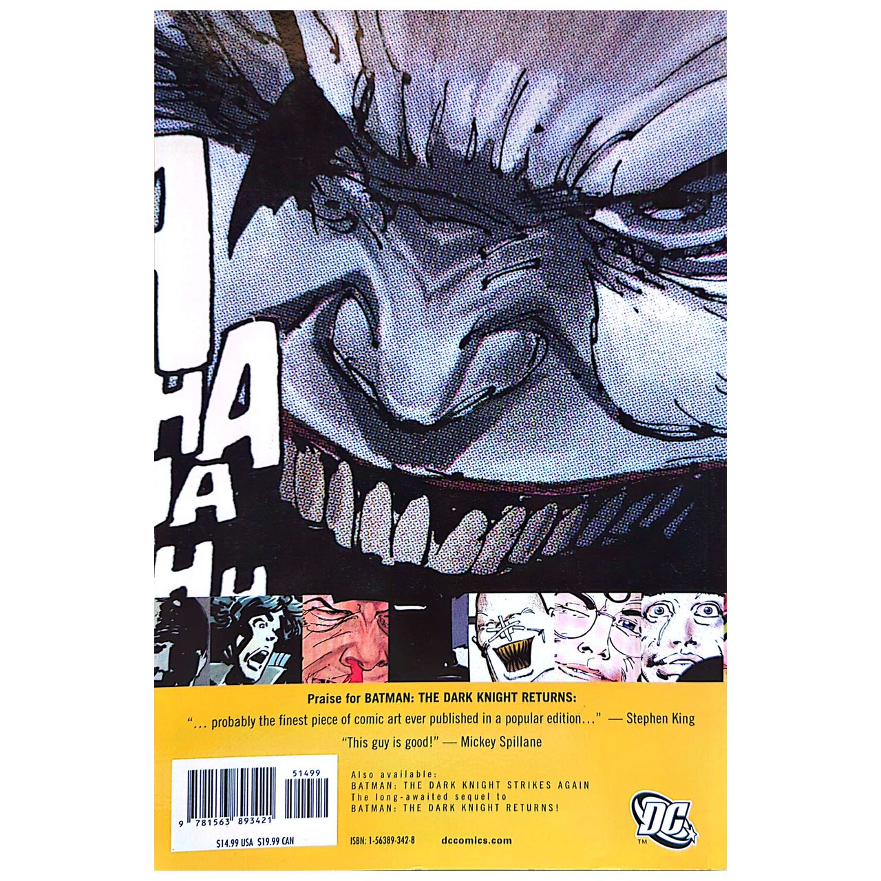 Frank Miller - Batman Dark Knight Returns Book (Used)