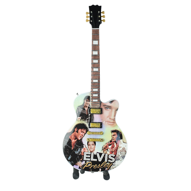 Elvis Presley - Elvis Presley Faces Miniature Guitar