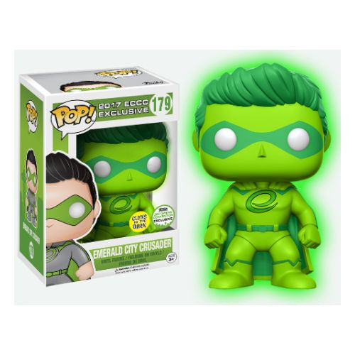 Emerald City Crusader - Glow 2017 ECCC Exclusive Collectable Pop! Vinyl #179 (Used)