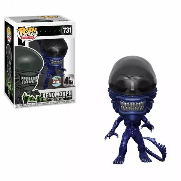 Alien - Xenomorph Blue Metallic 40th Anniversary Collectable Pop! Vinyl #731 (Used)