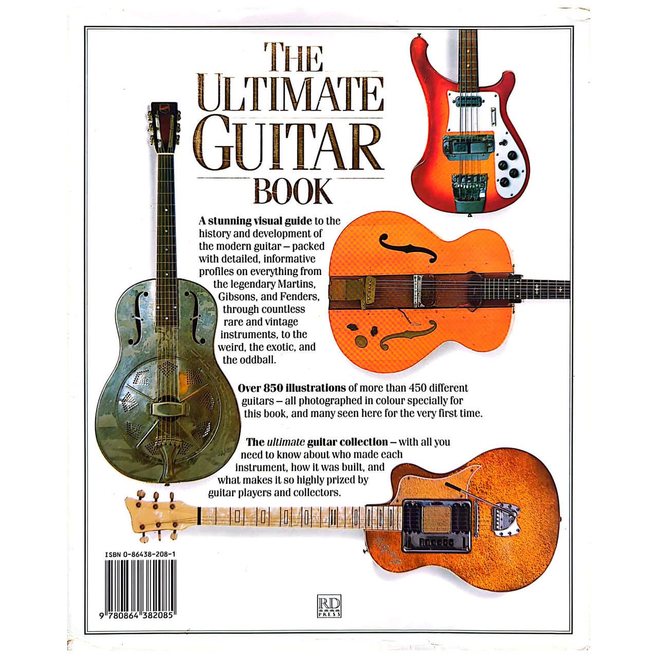 Tony Bacon - 1992 Ultimate Guitar Book Hardcover (Used)