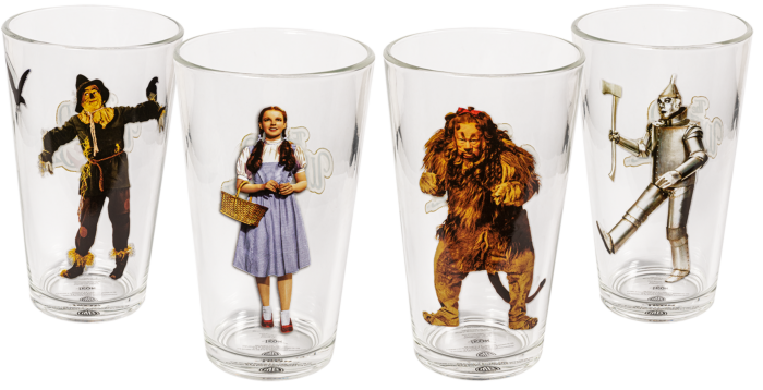 Wizard of Oz - Character Set of 4 Tumbler Set