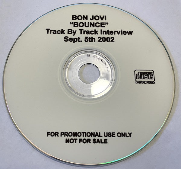 Bon Jovi - Bounce Interview CD Promo