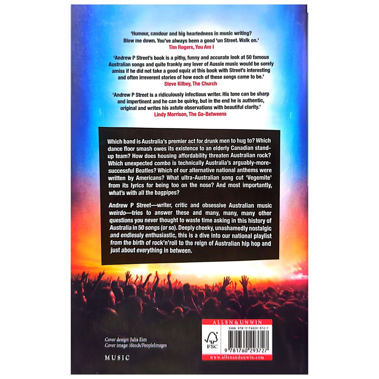Andrew P Street - 2017 Long & Winding Way To The Top: 50 Or So Songs That Made Australia Book (Used)