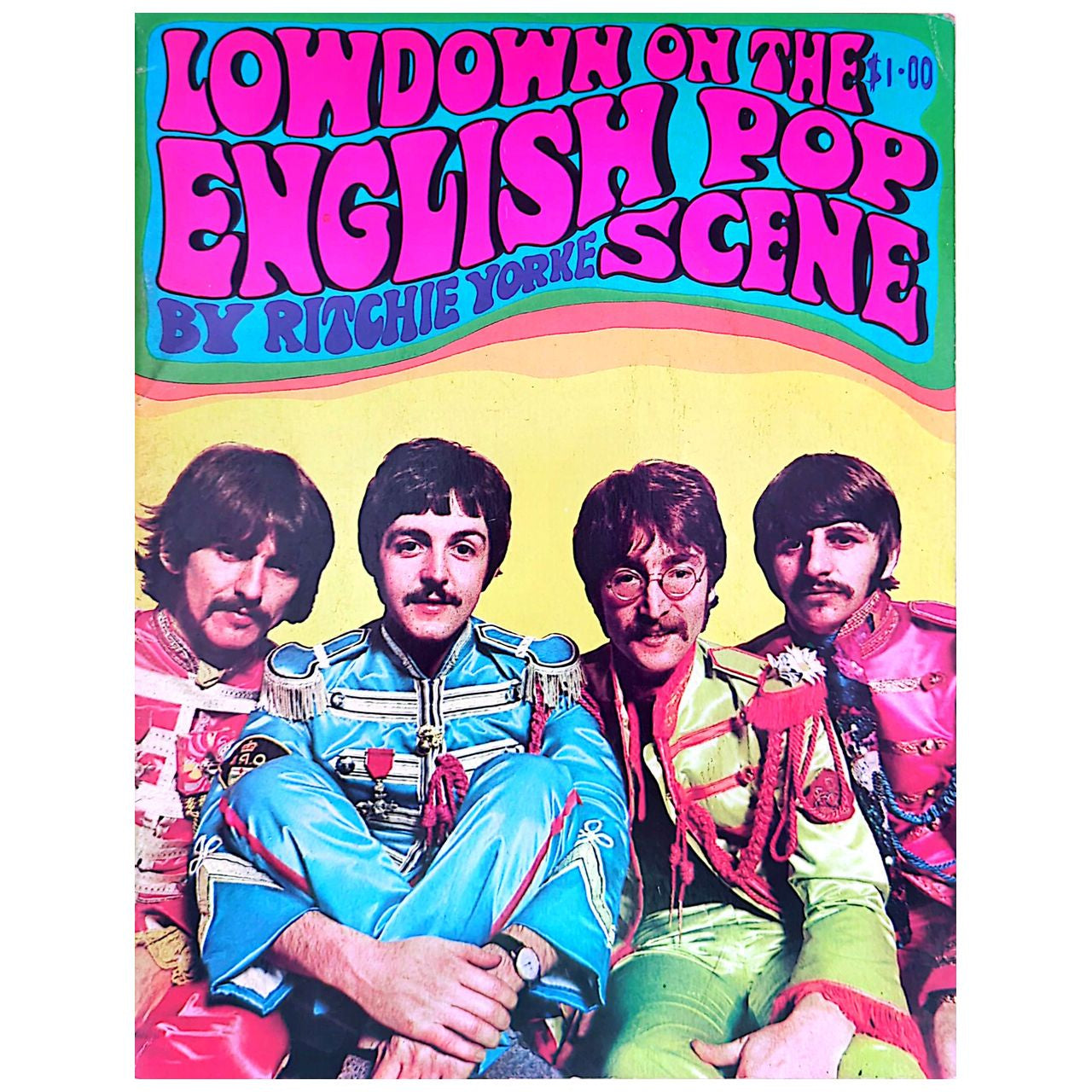 Ritchie Yorke - Lowdown On The English Pop Scene Book 1967 First Ed