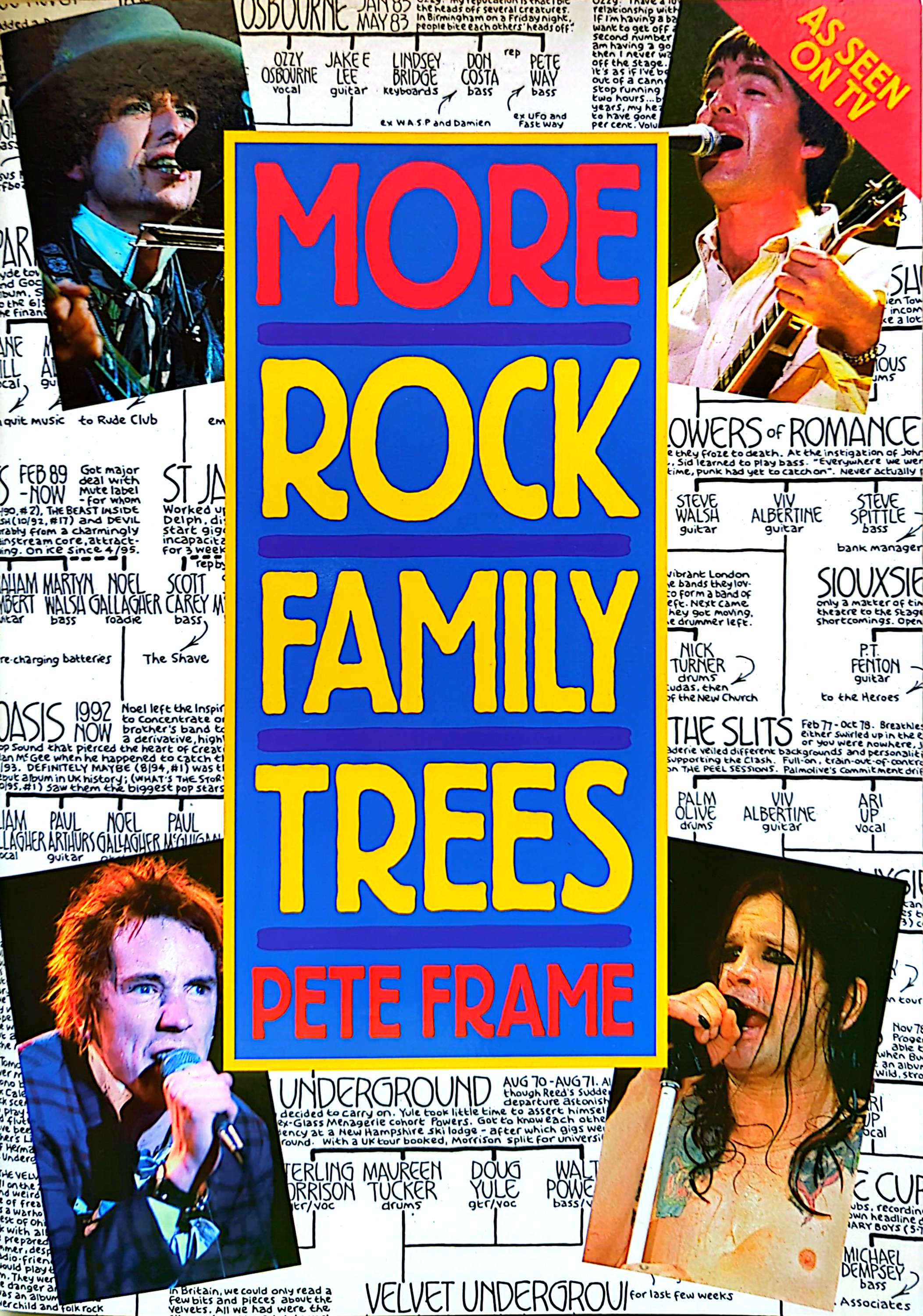 Pete Frame - More Rock Family Trees Book (1998)