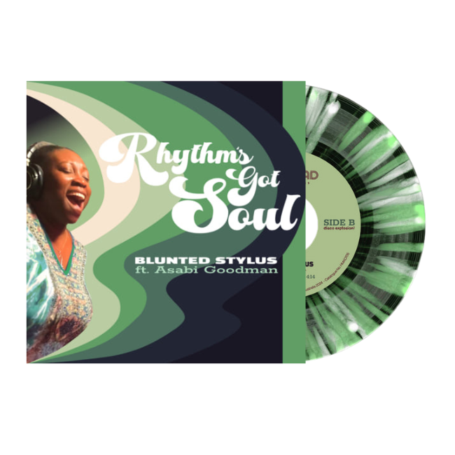 Blunted Stylus Ft. Asabi Goodman - Rhythm's Got Soul Splatter Coloured 7" Vinyl Single