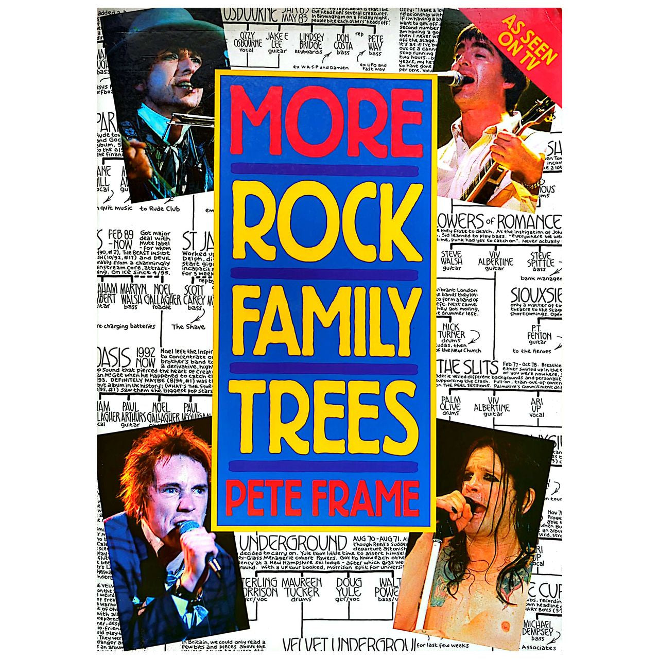 Pete Frame - More Rock Family Trees Book (1998)