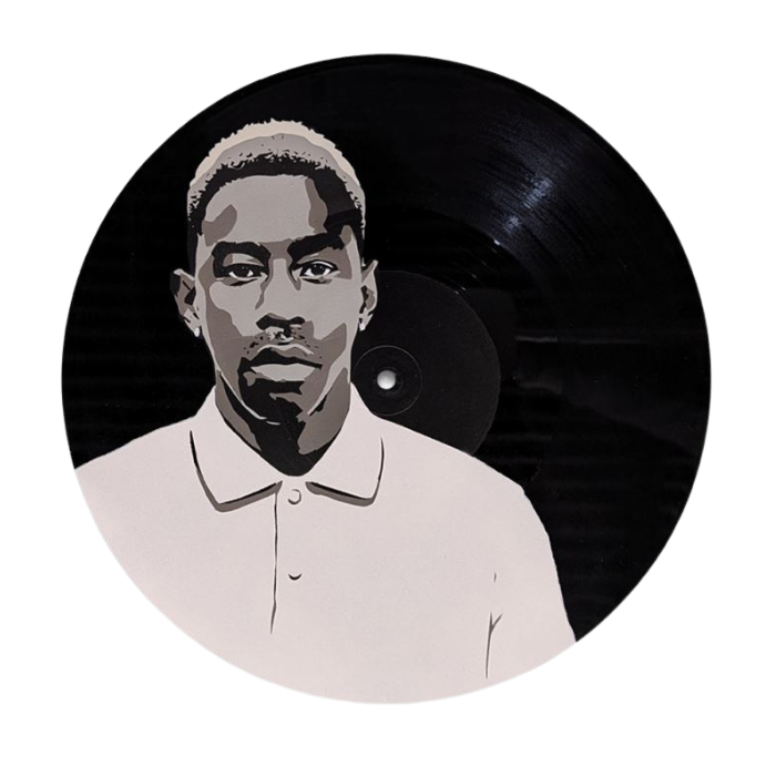 Vinyl Art - Tyler The Creator Spray-Painted Vinyl