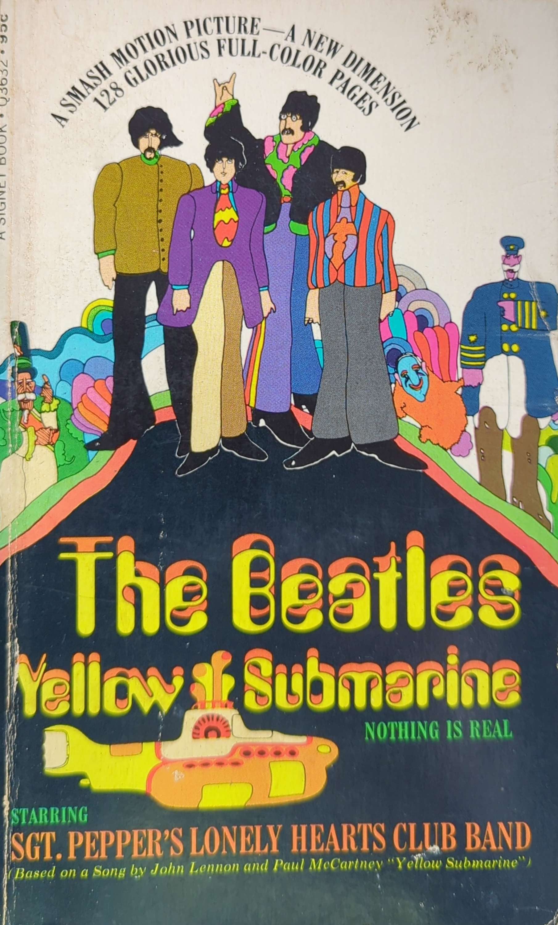 Max Wilk - Beatles Yellow Submarine Paperback Book US Ed (1968)