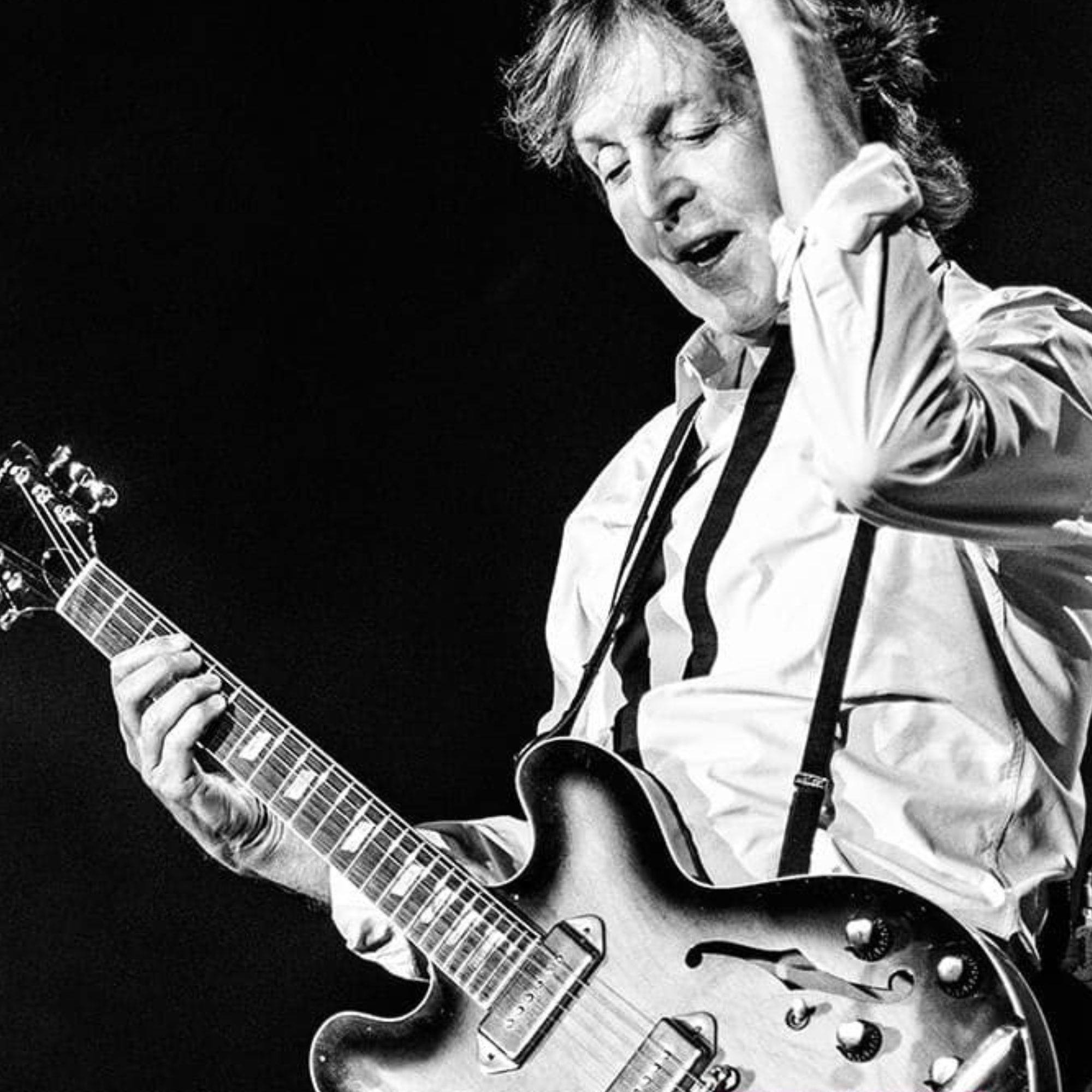 Paul McCartney using Ernie Ball Strings