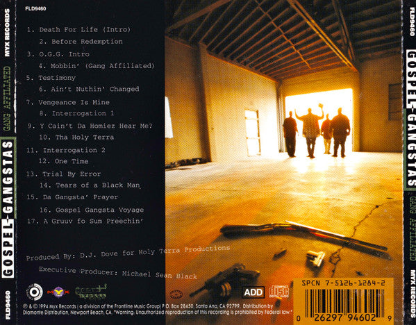 Gospel Gangstas - Gang Affiliated CD