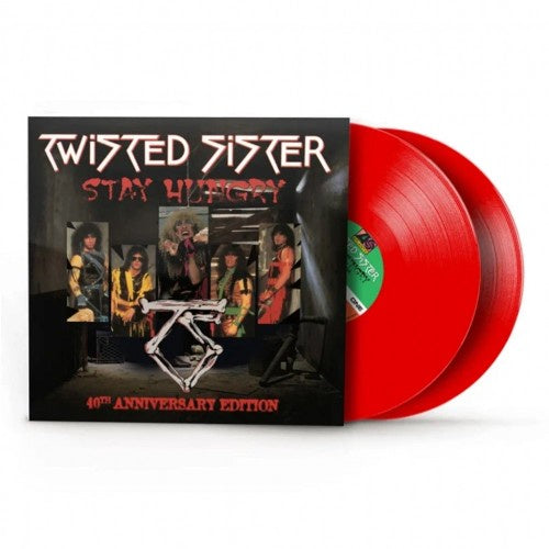 Twisted Sister - Stay Hungry 40th Anniversary Red Coloured Vinyl 2LP