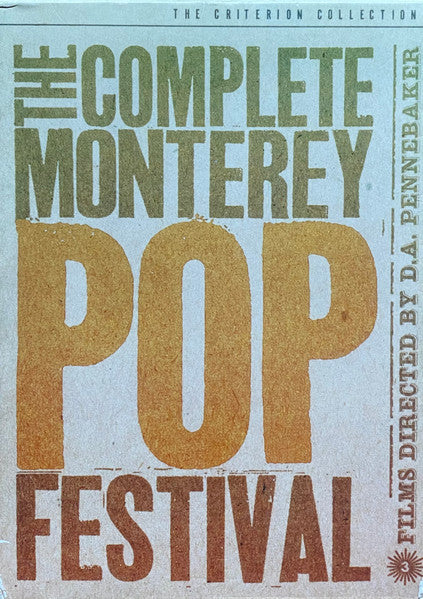 Various – The Complete Monterey Pop Festival DVD