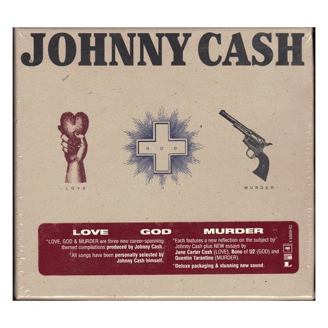 Johnny Cash - Love God Murder 3CD Boxset (Used)