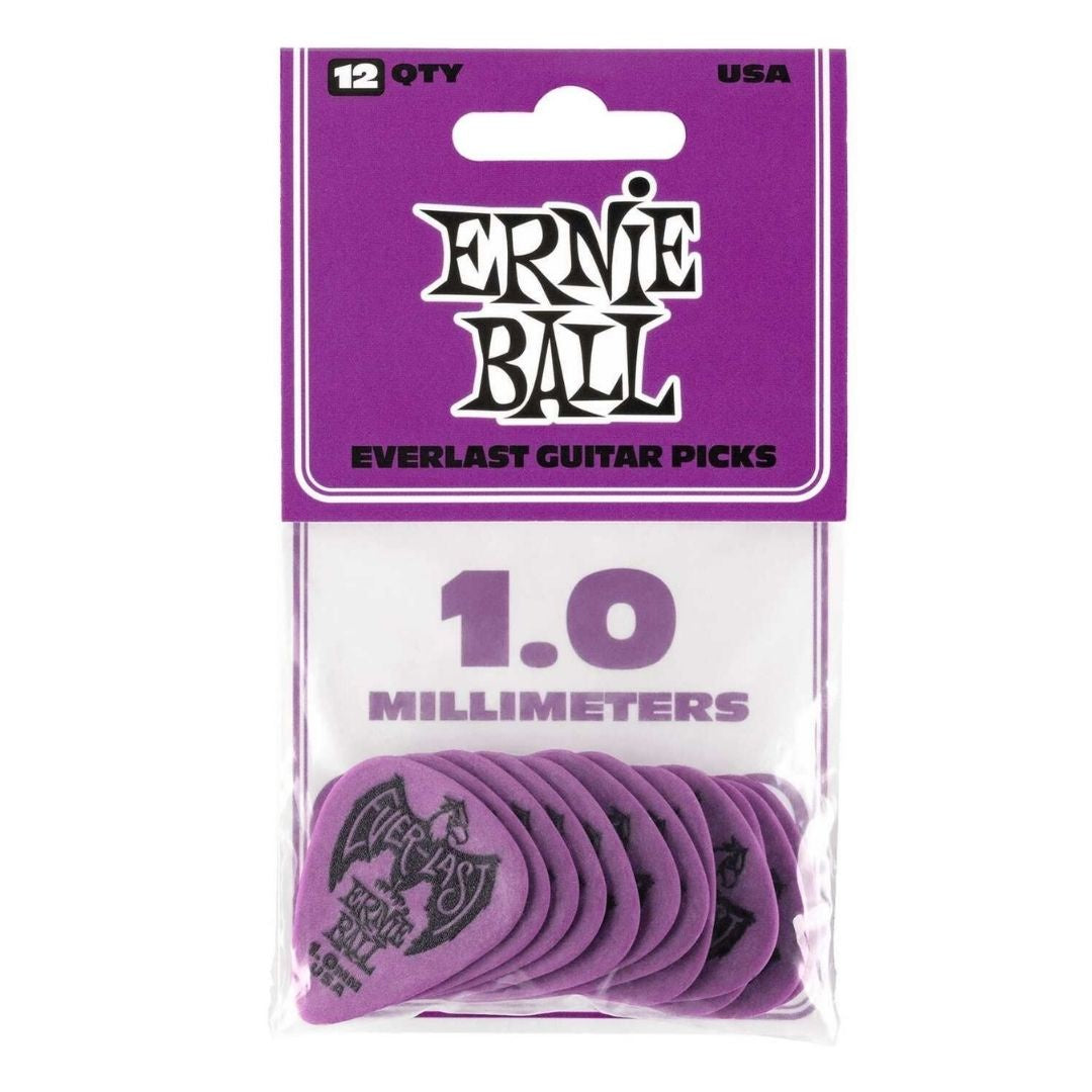 Ernie Ball - 1.0mm Purple Pack Of 12 Guitar Pick