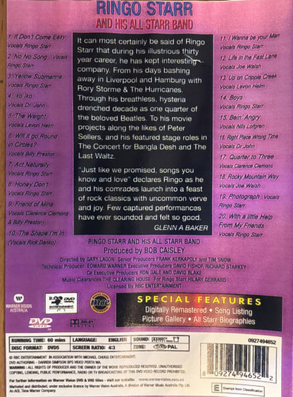 Ringo & His All-Starr Band – Ringo Starr & His All-Starr Band DVD