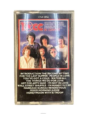 10cc – 10cc In Concert Cassette (Used)
