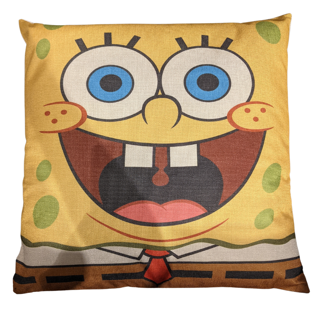 Spongebob Squarepants -  Spongebob Face 45x45cm Canvas Style Cushion