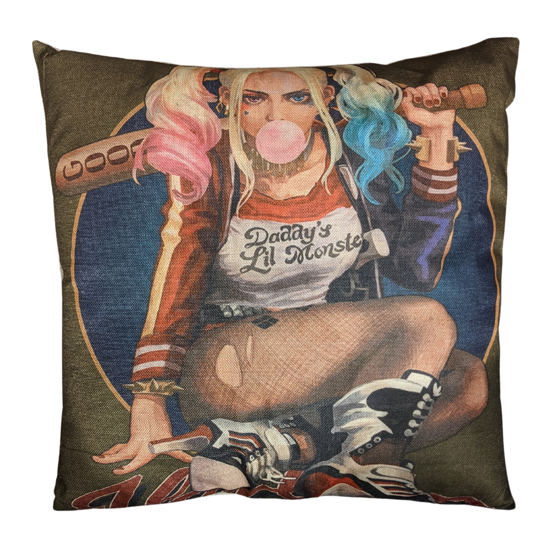 Batman - Harley Quinn Suicide Squad Canvas Style  Cushion