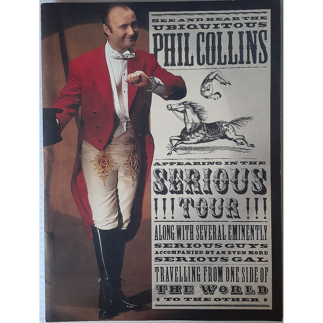 Phil Collins - Serious Tour 1990 Original Program