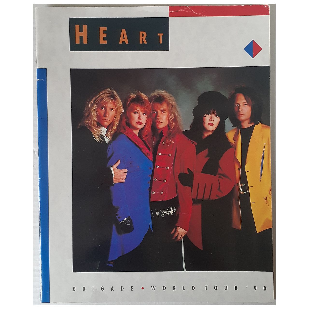 Heart - Brigade World Tour 1990 Original Concert Tour Program