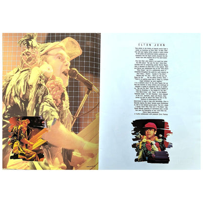 Elton John - Too Low For Zero 1984 Australian Concert Program