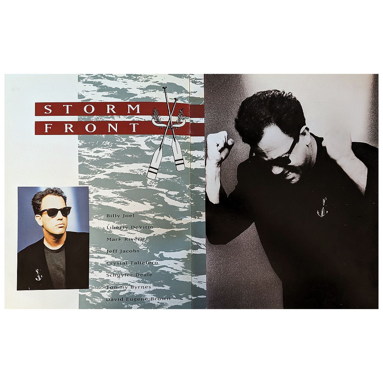 Billy Joel - Storm Front 1990 Original Concert Tour Program With Backstage Pass