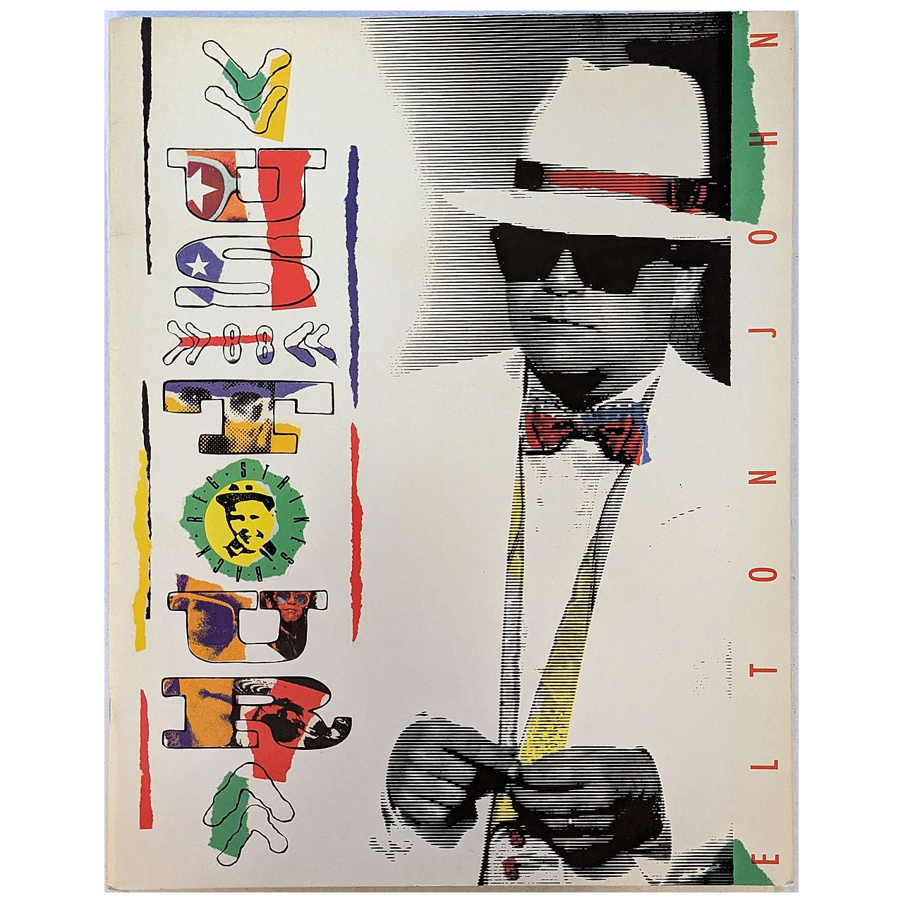Elton John - Reg Strikes Back 1988 USA Original Concert Tour Program