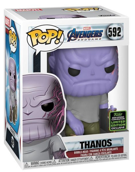 Avengers 4: Endgame - Thanos With Magnetic (Detachable) Arm 2020 ECCC Collectable Pop! Vinyl #592