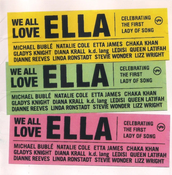 Various – We All Love Ella (Celebrating The First Lady Of Song) CD