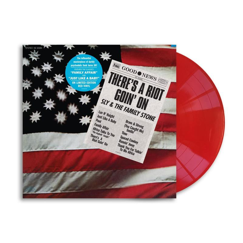 Sly & The Family Stone - There's A Riot Goin' On Opaque Red Coloured Vinyl LP