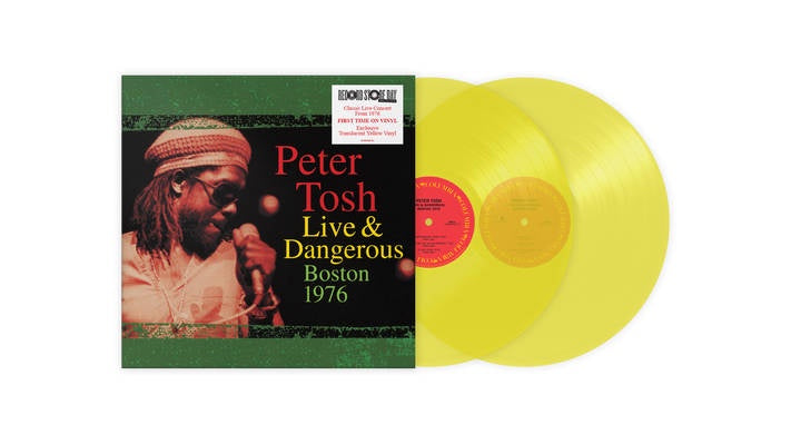 Peter Tosh - Live and Dangerous: Boston 1976 RSD2023 Yellow Coloured Vinyl 2LP