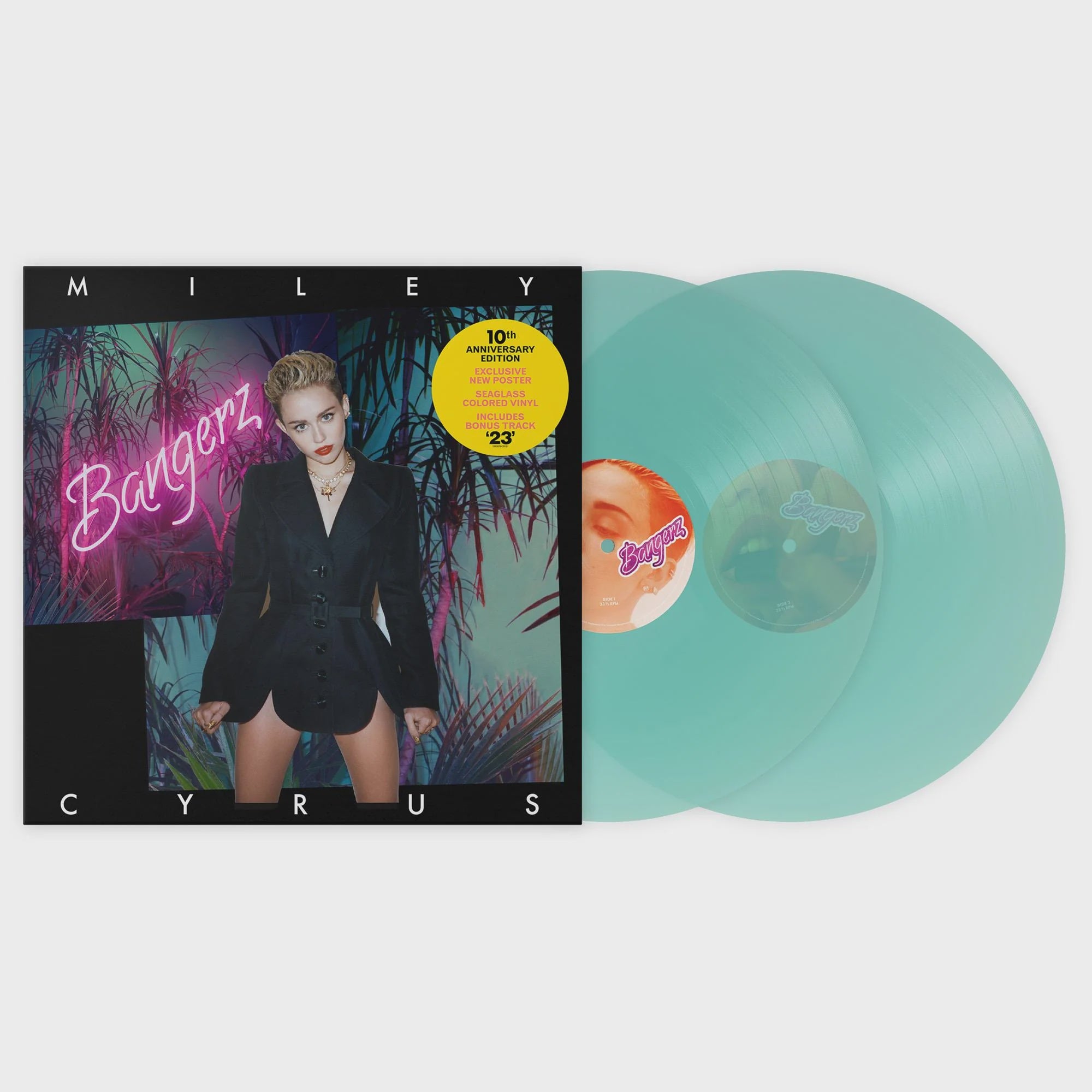 Miley Cyrus - Bangerz 10th Anniversary  Sea Glass Coloured Vinyl 2LP
