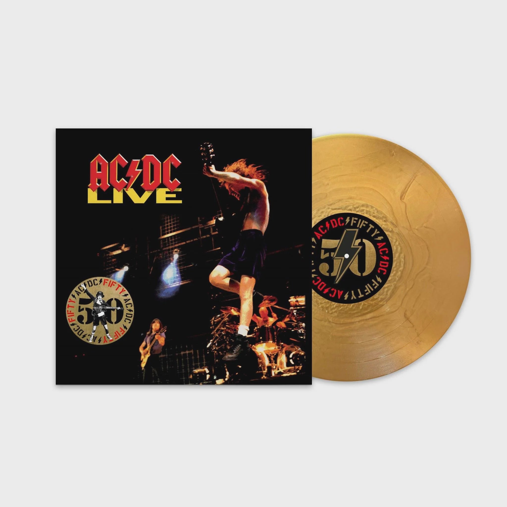 AC/DC - LIVE 180gm Gold Nugget Coloured Vinyl 2LP