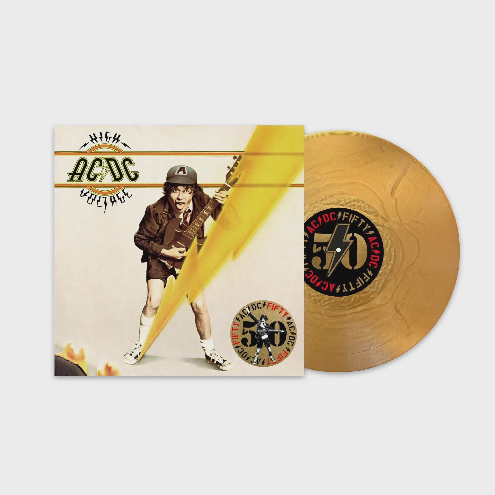 AC/DC - High Voltage 180gm Gold Nugget Coloured Vinyl LP