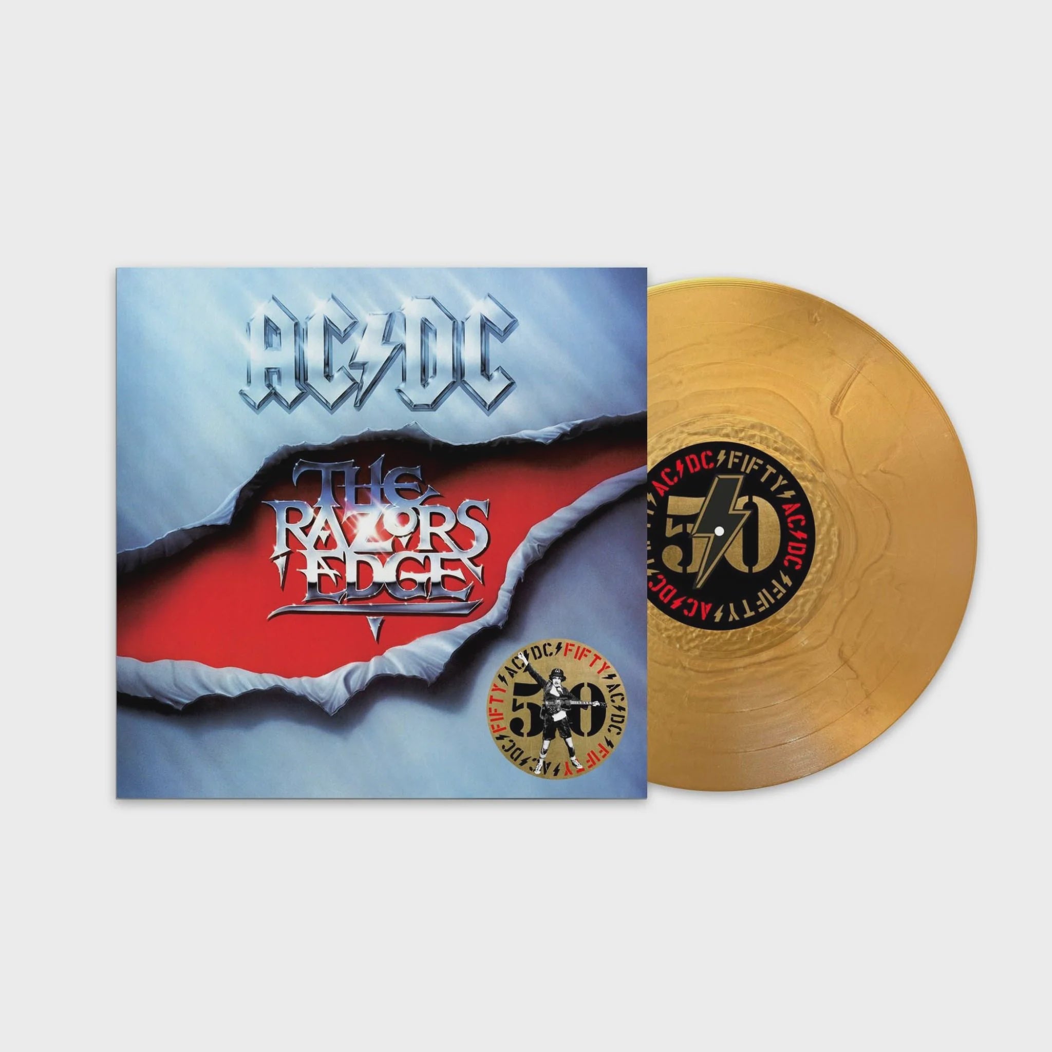 AC/DC - The Razors Edge 180gm Gold Nugget Coloured Vinyl LP
