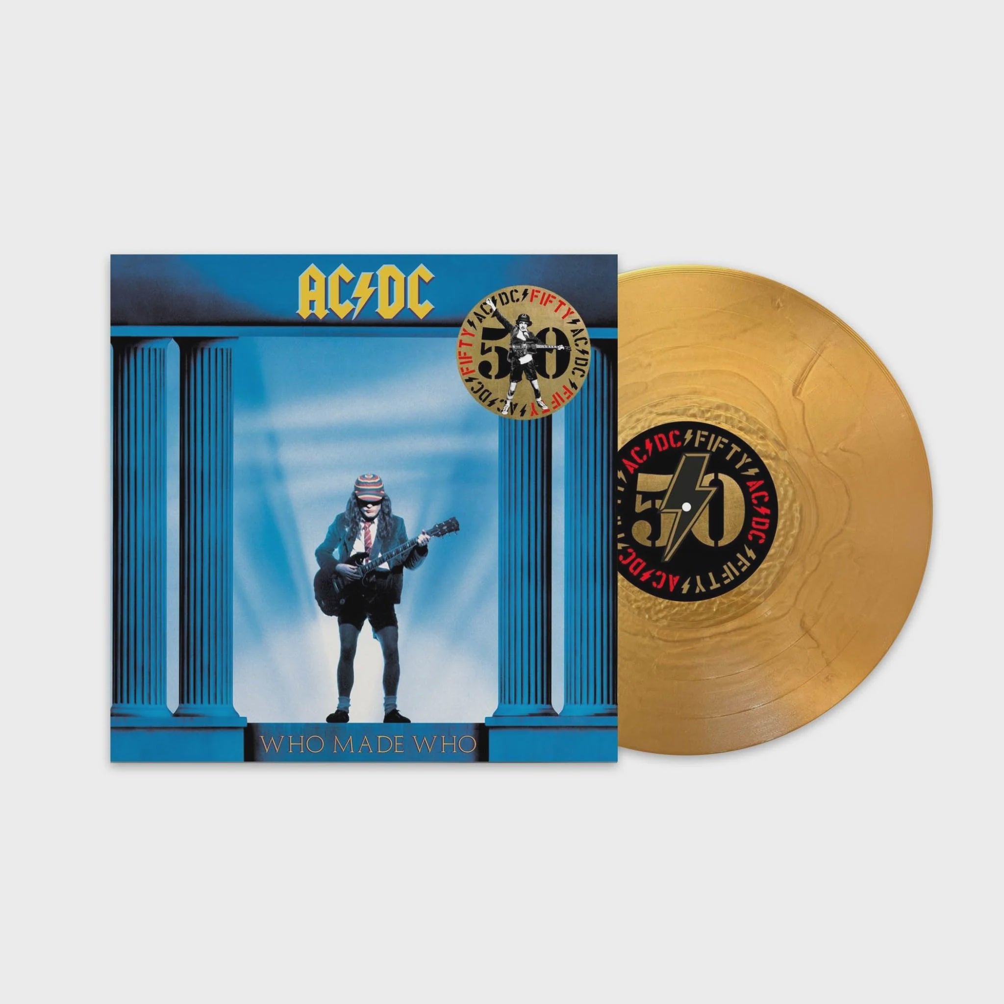 AC/DC - Who Made Who 180gm Gold Nugget Coloured Vinyl LP