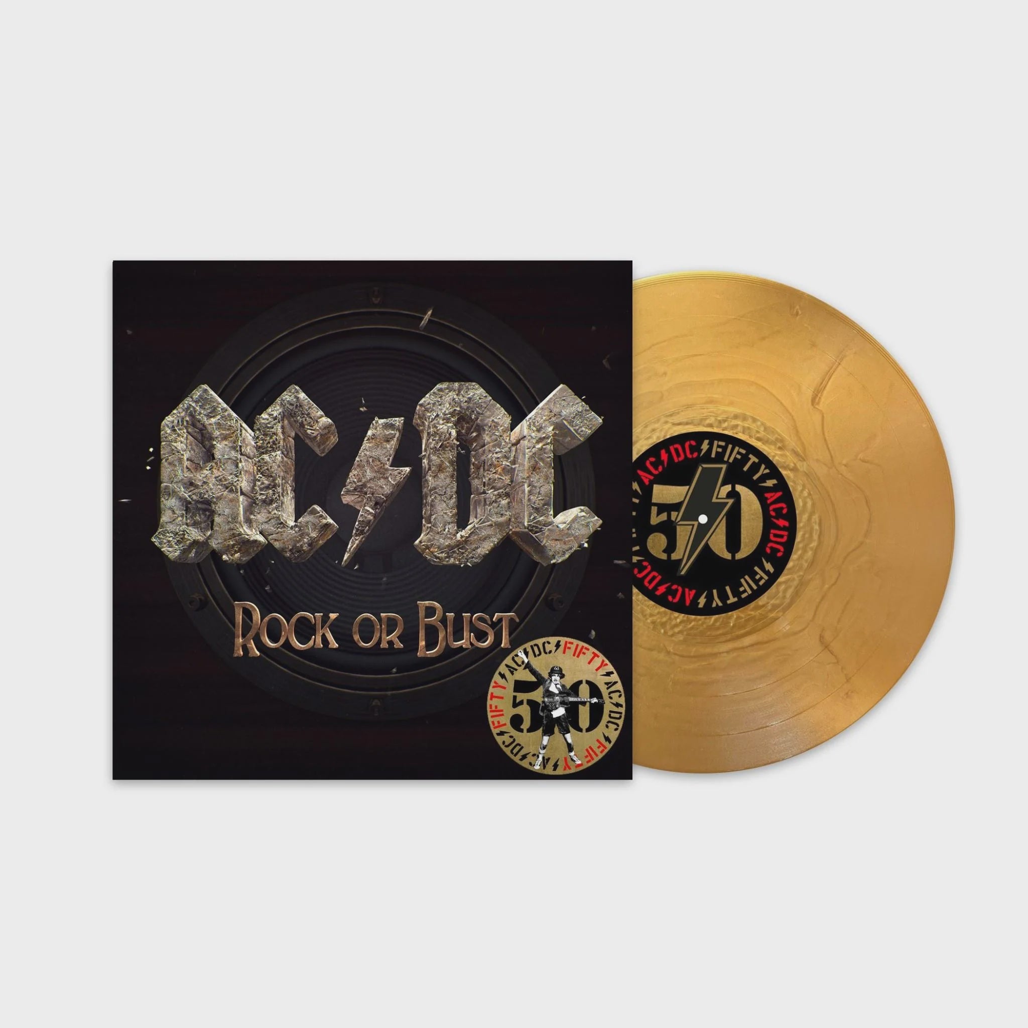 AC/DC - Rock Or Bust Gold Coloured Vinyl LP