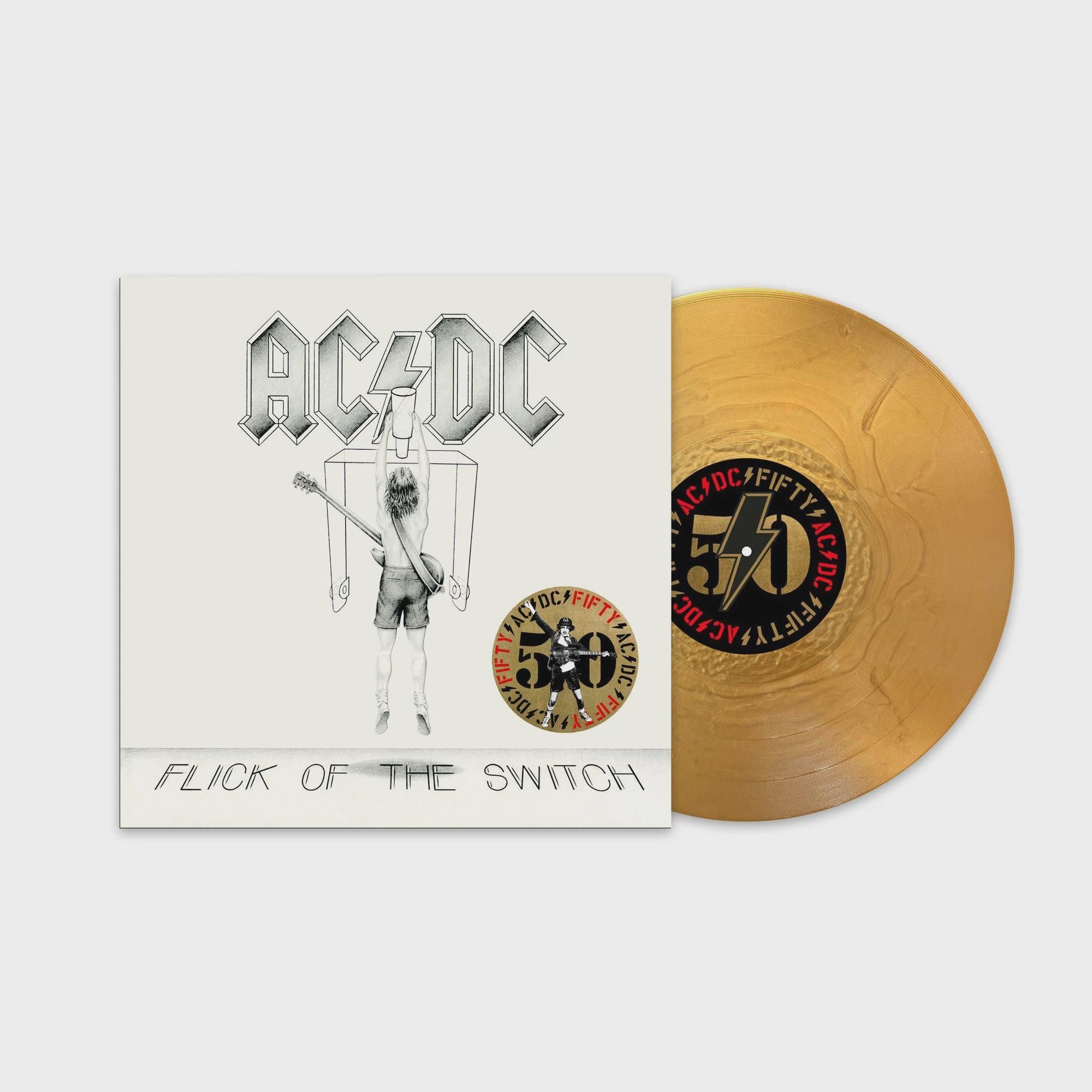 AC/DC - Flick Of The Switch Gold Coloured Vinyl LP